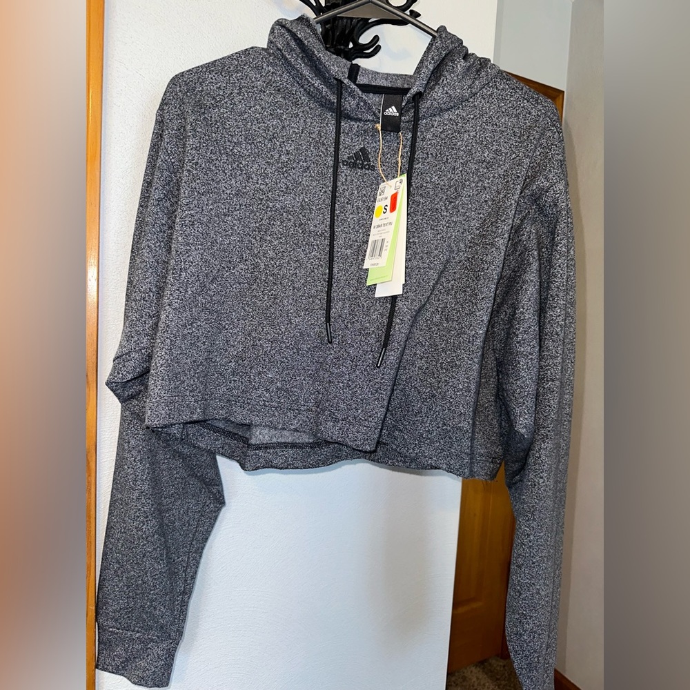 Adidas crop hoodie